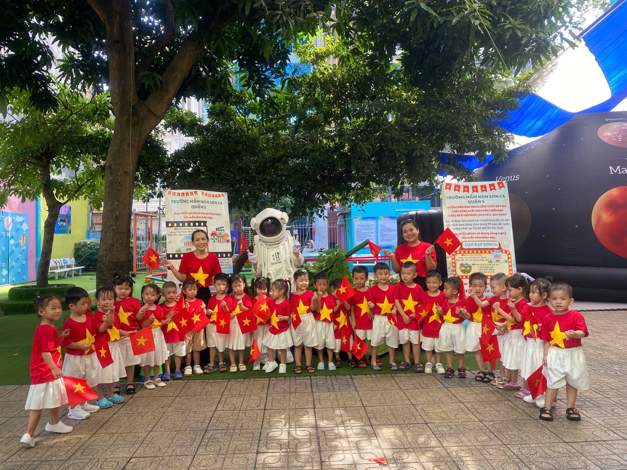 STEMZone Việt Nam mang trải nghiệm lịch sử 30/4 - 1/5 đến trường mầm non Sơn Ca, Quận 5