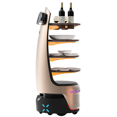 Robot giao hàng và phục vụ ăn uống
